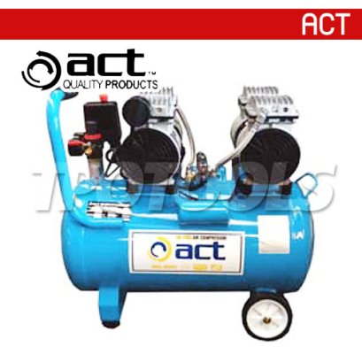 AA-50D ปั๊มลมออยฟรี เก็บเสียงไร้น้ำมัน ขนาด 24 ลิตร 1100W/1400RPM/60DB NOISE ACT