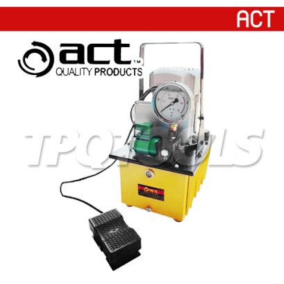 ACT-630S ปั๊มไฮโดรลิคใช้ไฟฟ้า 0.75KW STORAGE OIL CAPACITY 8 ลิตร แบบขาเหยียบ ใช้กับกระบอกไฮโดรลิค SINGLE ACTING CYLINDER &quot;ACT