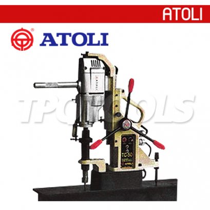 TC-50 สว่านแท่นแม่เหล็กไฟฟ้าพร้อมฐาน 16-50 มม. &quot;ATOLI&quot; รุ่น TC-50