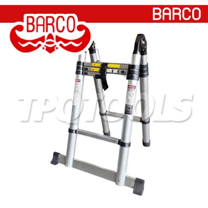 TPQ-BAATM05 บันไดยืดหดอเนกประสงค์ (อลูมิเนียม) ขนาด 2x4 ขั้น ความสูง 1.70+1.70 เมตร "BARCO"