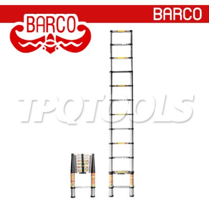 TPQ-BAMST13 บันไดยืดหดอเนกประสงค์ ทรงพาด (อลูมิเนียม) 13 ขั้น 5.1 เมตร "BARCO"