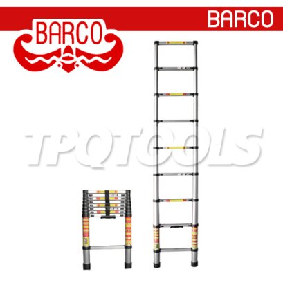 TPQ-BAMST09 บันไดยืดหดอเนกประสงค์ ทรงพาด (อลูมิเนียม) 9 ขั้น 3.5 เมตร "BARCO"
