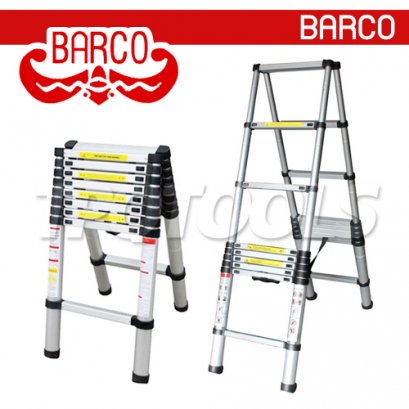 TPQ-BATL13 (13 ขั้น) บันไดอลูมิเนียมยืดหดได้อเนกประสงค์ ทรงเอ BARCO