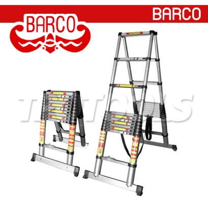 TPQ-BATL11 บันไดยืดหดได้อเนกประสงค์ ทรงเอ (อลูมิเนียม) 11 ขั้น 3.2 เมตร "BARCO"