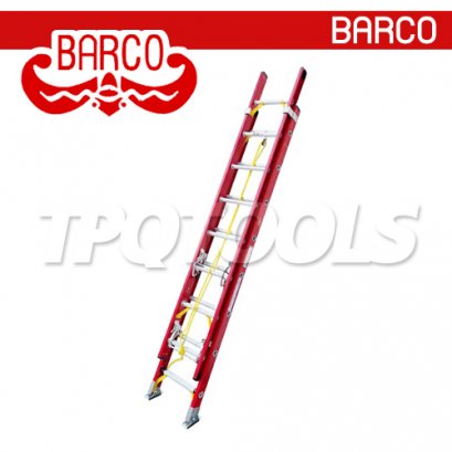 TPQ-BCFBS220 (20+20 ฟุต) บันไดไฟเบอร์กลาสพาดเลื่อน 2 ตอน BARCO