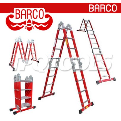 TPQ-M5(F) (4 x 6 ขั้น) บันไดอเนกประสงค์ไฟเบอร์กลาสทรง M รับน้ำหนักได้สูงสุด 150 กก. BARCO