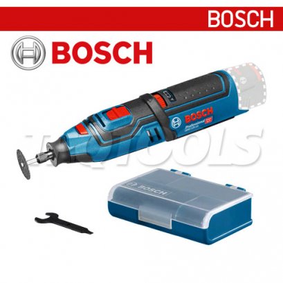 GRO12V-35 (KIT) (06019C50K1) เครื่องเจียร์ ขัด เจียร์ อเนกประสงค์ 12V 35000 รอบ/นาที พร้อมอุปกรณ์เสริม (เครื่องเปล่า+ กล่องอุปกรณ์เสริม)