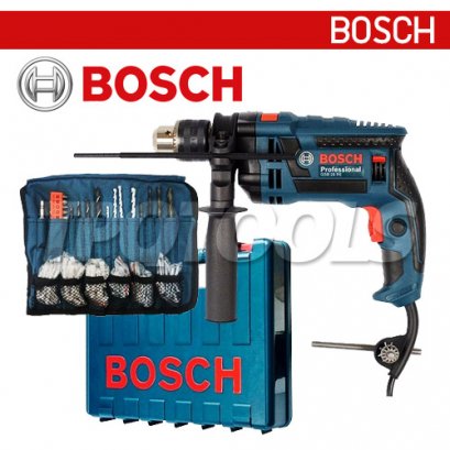 ชุดสว่านกระแทก 750 วัตต์ พร้อมอุปกรณ์ 100 ชิ้น GSB 16 RE SET (06012281K2)