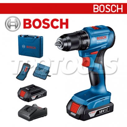 GSR 185-LI BRUSHLESS สว่านไขควงไร้สาย 18V + อุปกรณ์เสริม 23 ชิ้น (06019K30K2)