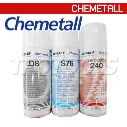 ชุดน้ำยาตรวจสอบรอยร้าว-รอยเชื่อม ELY-SPOTCHECK-SET ELY (CHEMETALL) (LD8 + S76 + CHECKMOR240)