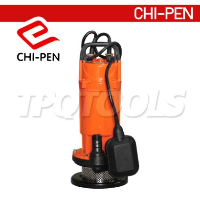 CAS-1516F ปั๊มแช่บอดี้อลูมิเนียม ขนาดท่อ 1 นิ้ว มีลูกลอย ส่งสูงสุด 16 เมตร มอเตอร์ 370W 220V CHIPEN