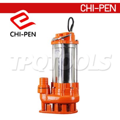 WSS-108 ปั๊มแช่บอดี้สแตนเลส ขนาดท่อ 2 นิ้ว ไม่มีลูกลอย ส่งสูงสุด 8 เมตร มอเตอร์ 550W 220V CHIPEN