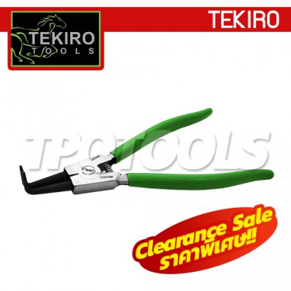 TKP0011 คีมหุบแหวนปากโค้ง 7&quot;