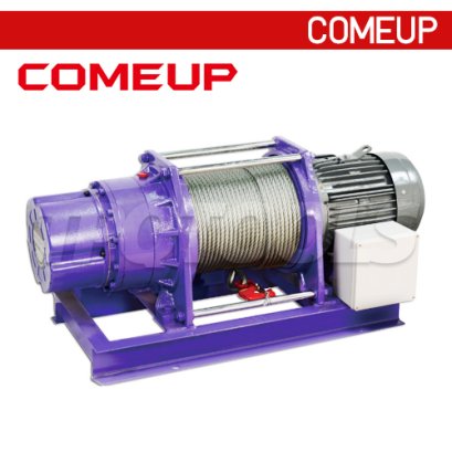 CWG-30565 รอกกว้านสลิงไฟฟ้า ยก 1100 กก. มอเตอร์ 7.5 hp x 4 P ยกสูง 97 ม. COME UP