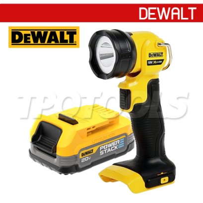 DCL040E1-B1 แบตเตอรี่ POWERSTACK 20V MAX 1.7AH พร้อมไฟฉาย LED เทคโนโลยีใหม่ "DEWALT" ดีวอลท์
