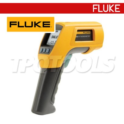 FLUKE 566 เครื่องวัดอุณหภูมิอินฟราเรดและแบบสัมผัส (-40°C ถึง 650°C) Fluke Thermal Gun Infrared & Contact Thermometer