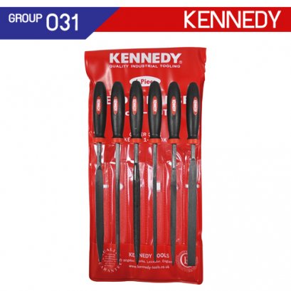 KEN-031-6980K ตะไบช่างทอง 6ตัวชุด ขนาด 160 มม.