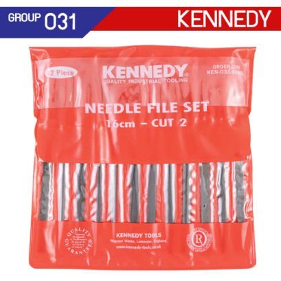 KEN-031-6990K ตะไบช่างทอง 12 ตัวชุด ขนาด 160 มม. (6.1/2") KENNEDY