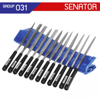 SEN-031-6990K ตะไบช่างทอง 12 ตัวชุด ขนาด 160 มม.