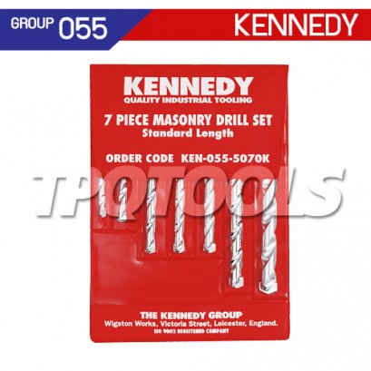 ชุดดอกสว่านเจาะปูน 7 ตัว KEN-055-5070K