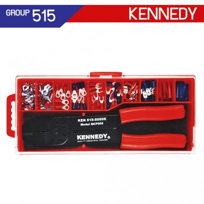 KEN-515-5090K คีมย้ำหางปลาชุด 100 ตัวชุด