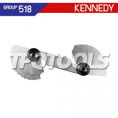 KEN-518-0920K เกจวัดรัศมี 30 ใบชุด KENNEDY RADIUS GAUGE