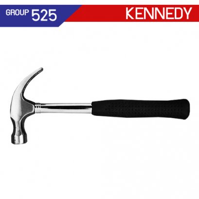 ค้อนหงอนด้ามเหล็กหุ้มยาง 16 / 20oz KEN-525-4360K, KEN-525-4400K