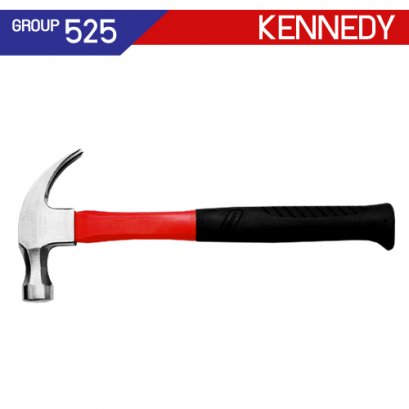 ค้อนหงอนด้ามไฟเบอร์ 16 / 20oz KEN-525-4460K, KEN-525-4480K