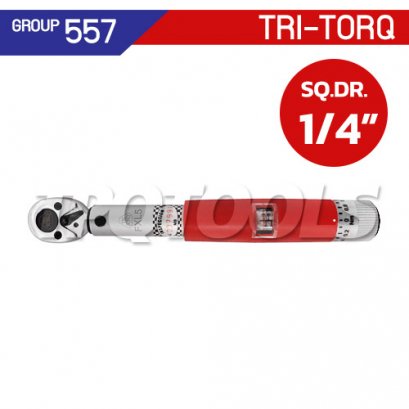 TRQ-557-5740K ประแจขันปอนด์ SQ.DR.1/4" (1-5NM./0.7-3FTLBS)