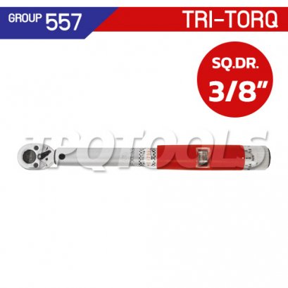 TRQ-557-5870K ประแจขันปอนด์ SQ.DR.3/8" (12-60NM./7-44FTLBS)
