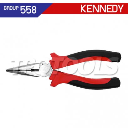 คีมปากแหลมปลายงอ KEN-558-4840K