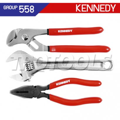 ชุดคีมและประแจ 3 ตัว KEN-558-9810K