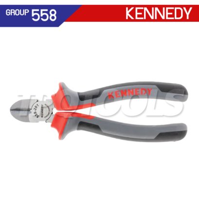 KEN-558-2010K คีมตัดปากเฉียงด้ามหนา ขนาด 6 นิ้ว / 165 มม. KENNEDY (เคนเนดี้)