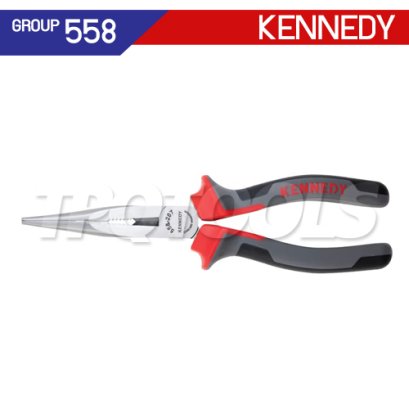 KEN-558-2070K คีมปากแหลมด้ามหนา ขนาด 8 นิ้ว / 215 มม. KENNEDY (เคนเนดี้)