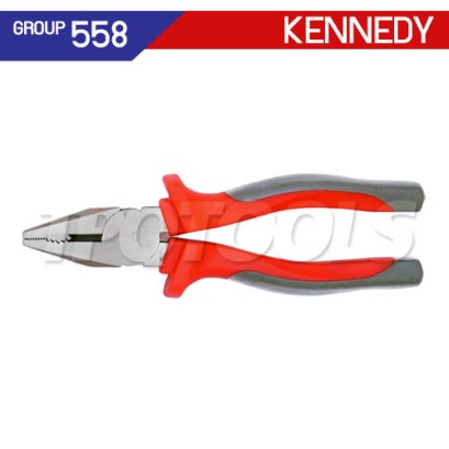 KEN-558-4800K คีมปากจิ้งจกด้ามหนา ขนาด 7 นิ้ว / 180 มม. KENNEDY (เคนเนดี้)
