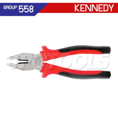 KEN-558-6840K คีมปากจิ้งจกด้ามหนา ขนาด 8 นิ้ว / 202 มม. KENNEDY (เคนเนดี้)