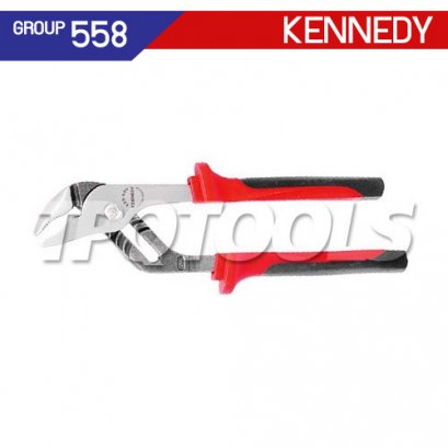 KEN-558-2140K คีมปั๊มน้ำ /คีมคอเลื่อน 265 มม./10 นิ้ว PROTORQ GROOVE JOINT WATERPUMP PLIERS