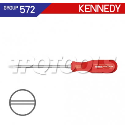 ไขควงปากแบนแกนกลม Hi-Grip