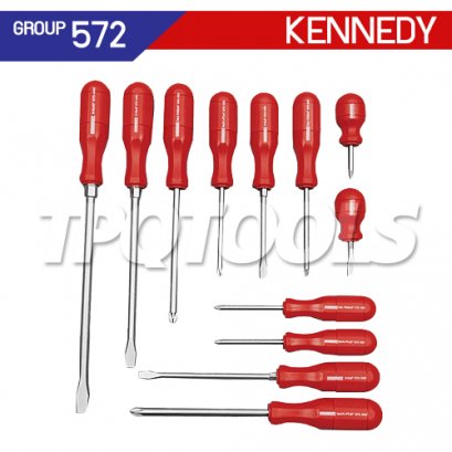 ไขควงปากแฉกชุด 12 ตัว KEN-572-0490K