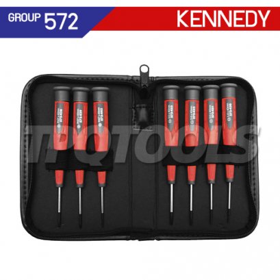 ไขควงชุดปากแฉก-ปากแบน 7 ตัว KEN-572-4450K