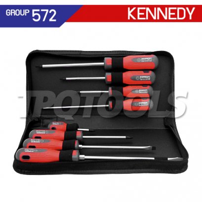 ไขควงชุดปากแฉก-ปากแบน 8 ตัว KEN-572-6010K