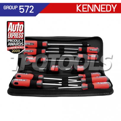 ไขควงชุดปากแฉก-ปากแบน 12 ตัว KEN-572-6030K