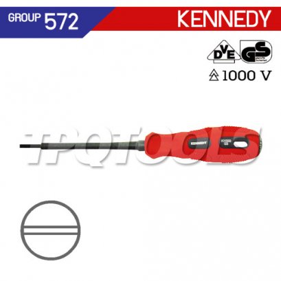 ไขควงปากแบนด้ามหุ้มฉนวนไฟฟ้า VDE1000V