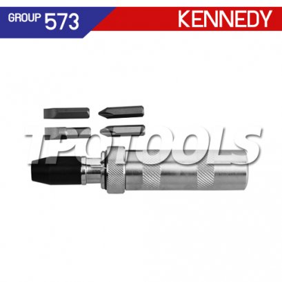 ไขควงตอกชุดพร้อมดอกไขควง 5 ตัว/ชุด KEN-573-7080K