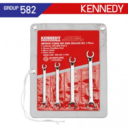 ชุดประแจแหวนผ่า 5 ตัว (AF) KEN-582-1170K