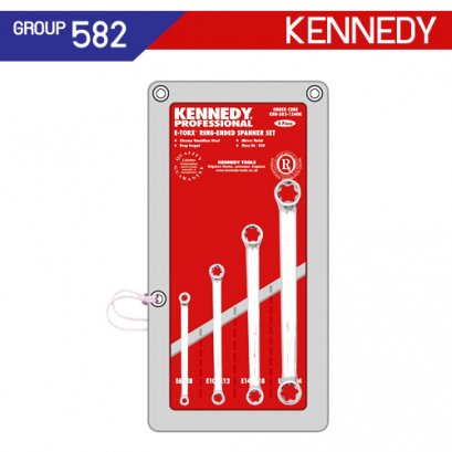 ชุดประแจแหวน 4 ตัว (TORX) KEN-582-1240K