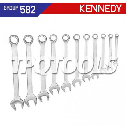 ชุดประแจแหวนข้างปากตาย 11 ตัว (AF) KEN-582-2940K