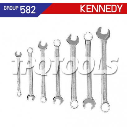 ชุดประแจแหวนข้างปากตาย 7 ตัว (AF) KEN-582-2950K