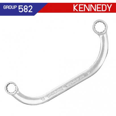 ประแจแหวนโค้ง (MM) KEN-582-3766K , KEN-582-3768K