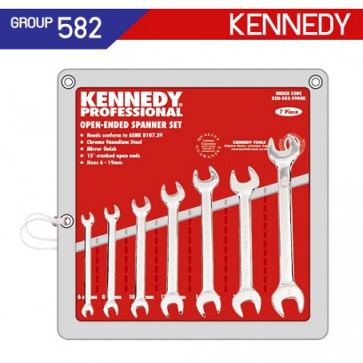 ชุดประแจปากตาย 11 ตัว (MM) KEN-582-3910K